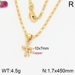 Fashion Copper Necklace  F2N400429vhha-J48