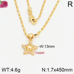 Fashion Copper Necklace  F2N400431bhia-J48
