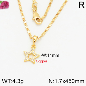 Fashion Copper Necklace  F2N400432vhha-J48