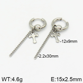 Stainless Steel Earrings  2E2001505vbmb-256