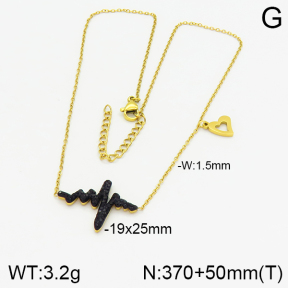 Stainless Steel Necklace  2N4001430bbov-363