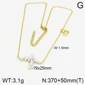 Stainless Steel Necklace  2N4001431bbov-363