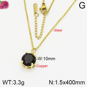 Fashion Copper Necklace  F2N400436ablb-J155