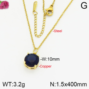 Fashion Copper Necklace  F2N400437ablb-J155