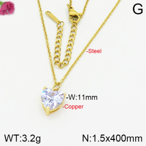 Fashion Copper Necklace  F2N400441ablb-J155