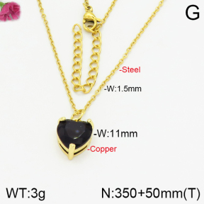 Fashion Copper Necklace  F2N400442ablb-J155