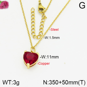 Fashion Copper Necklace  F2N400444ablb-J155