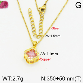 Fashion Copper Necklace  F2N400447ablb-J155