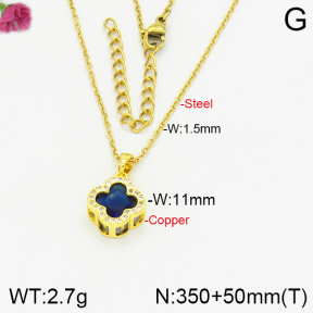 Fashion Copper Necklace  F2N400448ablb-J155