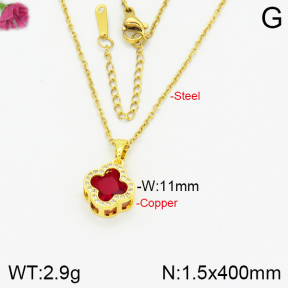Fashion Copper Necklace  F2N400449ablb-J155