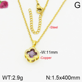 Fashion Copper Necklace  F2N400450ablb-J155