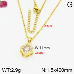 Fashion Copper Necklace  F2N400451ablb-J155