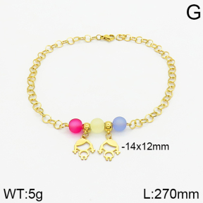 Stainless Steel Anklets  2A9000814vbll-350