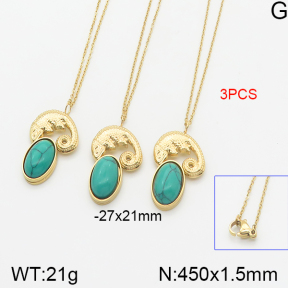 Stainless Steel Necklace  5N4001171ahlv-666