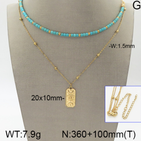 Stainless Steel Necklace  5N4001174ahlv-666