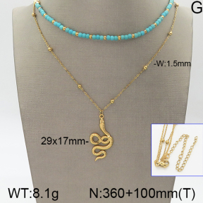 Stainless Steel Necklace  5N4001175ahlv-666