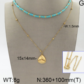 Stainless Steel Necklace  5N4001176ahlv-666