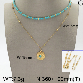 Stainless Steel Necklace  5N4001177ahlv-666