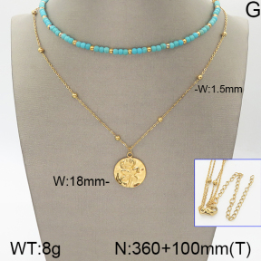 Stainless Steel Necklace  5N4001178ahlv-666