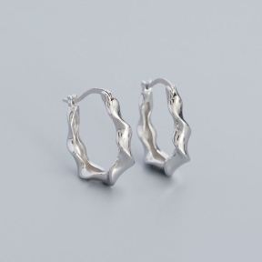925 Silver Earrings  WT:3.6g  H:20.5mm  JE3673ajlo-Y05
