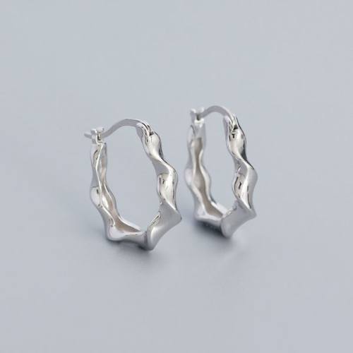 925 Silver Earrings  WT:3.6g  H:20.5mm  JE3673ajlo-Y05