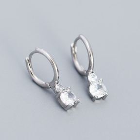 925 Silver Earrings  WT:1.7g  8.5*18.3mm  JE3674bibo-Y05