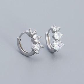 925 Silver Earrings  WT:1.88g  8.3*11.8  JE3680aiik-Y05