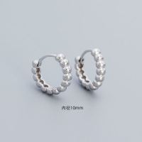 925 Silver Earrings  WT:2.3g  10*13mm  JE3684aiki-Y05