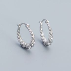 925 Silver Earrings  WT:5.6g  13*20mm  JE3688alpm-Y05