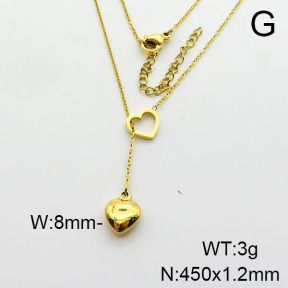 Stainless Steel Necklace  6N2003656vbll-749
