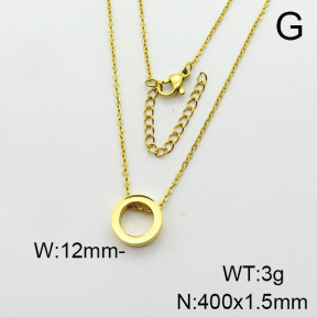Stainless Steel Necklace  6N2003659vbll-749