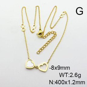 Stainless Steel Necklace  6N3001476vbnb-749