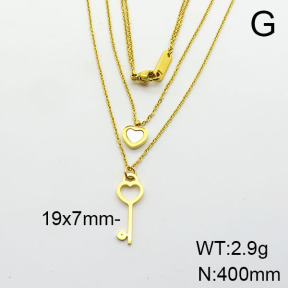 Stainless Steel Necklace  6N3001481vbnb-749