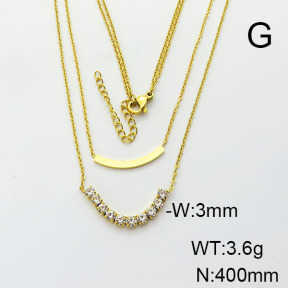 Stainless Steel Necklace  6N4003811vbnb-749