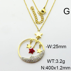 Stainless Steel Necklace  6N4003813vbnl-749