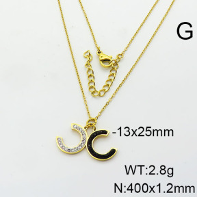 Stainless Steel Necklace  6N4003815vbmb-749
