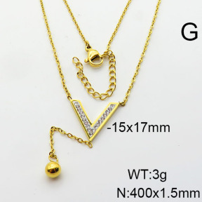Stainless Steel Necklace  6N4003816vbmb-749