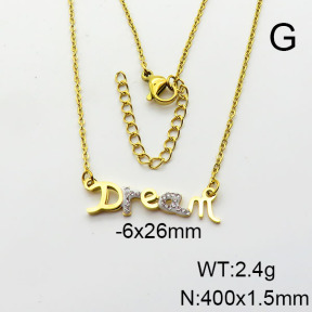 Stainless Steel Necklace  6N4003818vbmb-749