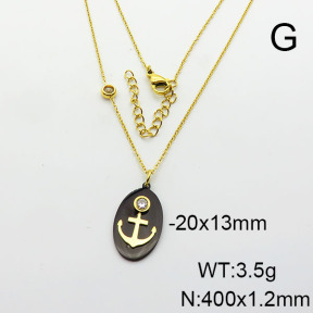 Stainless Steel Necklace  6N4003822vbmb-749