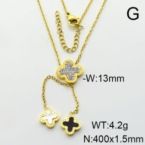 Stainless Steel Necklace  6N4003829bbov-749