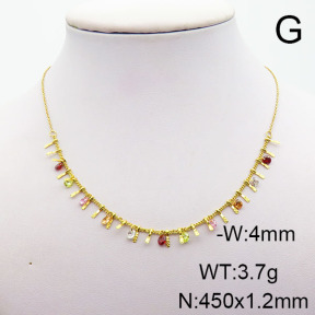 Stainless Steel Necklace  6N4003834vbnb-749