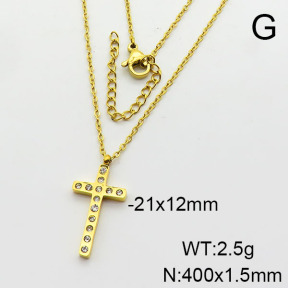 Stainless Steel Necklace  6N4003837vbmb-749