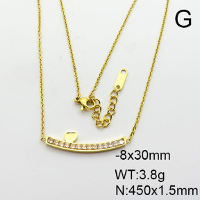 Stainless Steel Necklace  6N4003839vbnb-749