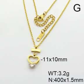 Stainless Steel Necklace  6N4003842vbmb-749