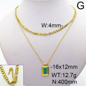 Stainless Steel Necklace  6N4003857bbov-749