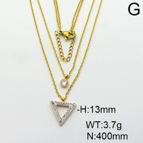 Stainless Steel Necklace  6N4003858vbnb-749