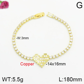 Fashion Copper Bracelet  F2B401299bhva-J22