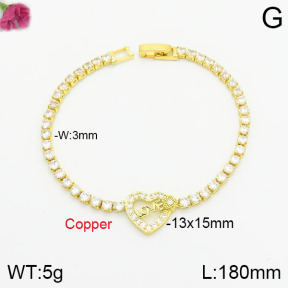 Fashion Copper Bracelet  F2B401301bhva-J22