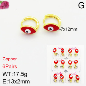 Fashion Copper Earrings  F2E300258vihb-J22