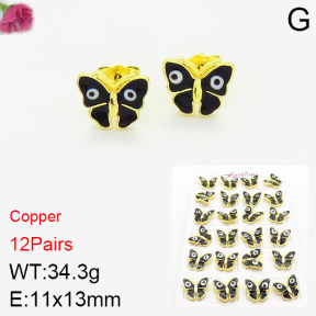 Fashion Copper Earrings  F2E300263akoa-J22